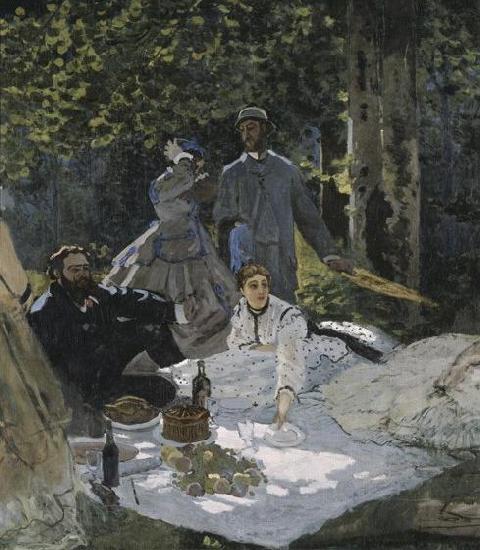 Claude Monet Le dejeuner sur l'herbe